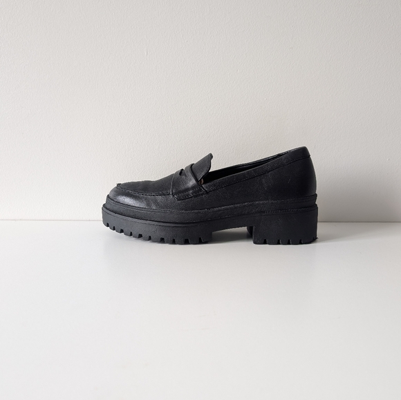 Portland Leather Goods Patina Zoe Chunky Loafers Size: 7 - Picture 3 of 7